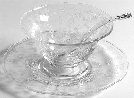 Cerice (Stem 15071) Mayonnaise Bowl, Underplate and Ladle