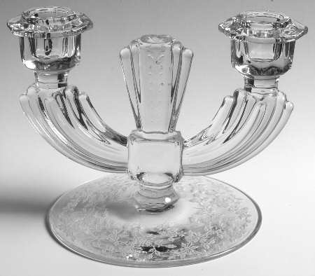 Cerice (Stem 15071) Double Light Candlestick