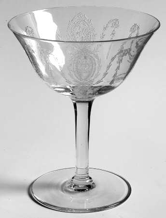 Charmain Clear Champagne/Tall Sherbet