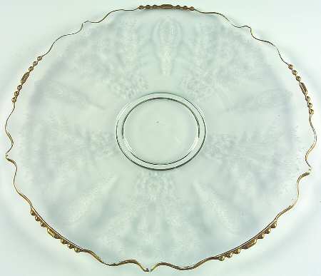 Cherry Laurel 14" Sandwich Plate