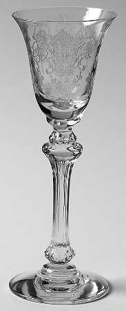 Cherokee Rose Cordial Glass