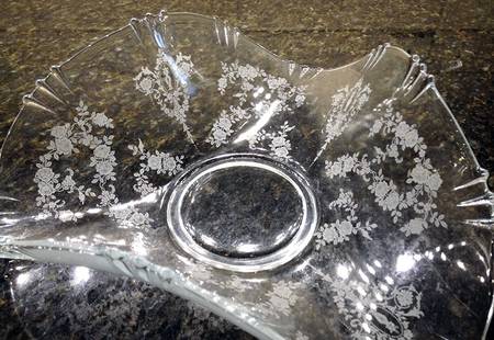 Cherokee Rose 12" Crimped Bowl