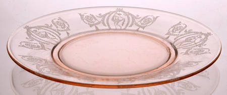 Classic Pink (Stem 15024, Pink Etched) 7" Salad Plate