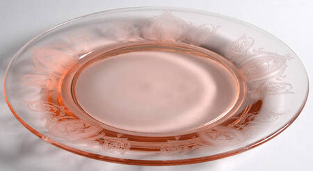 Classic Pink (Stem 15024, Pink Etched) Luncheon Plate