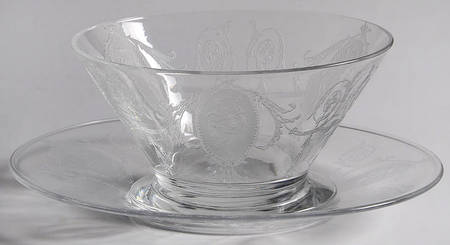 Classic (Stem 14185, Etched) Finger Bowl & Underplate