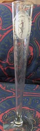 Classic (Stem 14185, Etched) 10" Bud Vase