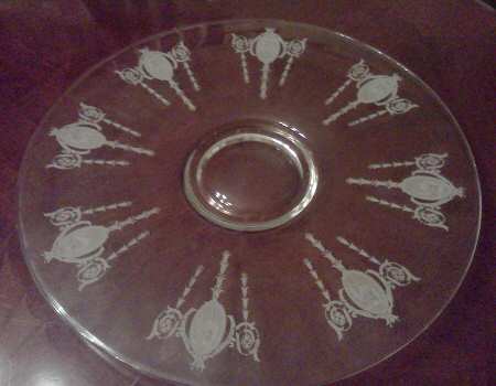 Classic (Stem 14185, Etched) 14" Torte Plate