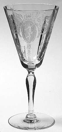 Classic Clear (Stem 14187 Etched) by Tiffin-Franciscan