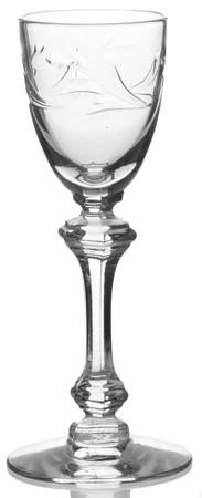 Cloverleaf Cordial Glass