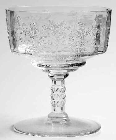 Cordelia Clear (Stem 15067) Low Sherbet