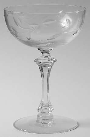 Courtship (Polished, Cut) Champagne/Tall Sherbet
