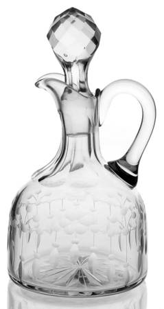 Cut 388 (Stem #14180) Handled Cruet & Stopper