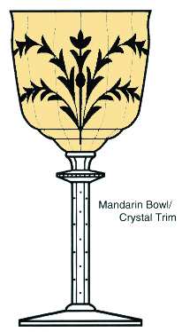Cut 430 Mandarin (Stem 15065) by Tiffin-Franciscan