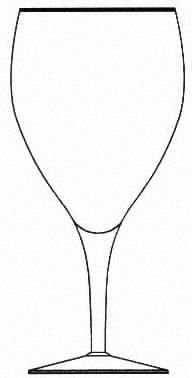 Dawn Clear (Stem 17690, Platinum Trim) by Tiffin-Franciscan