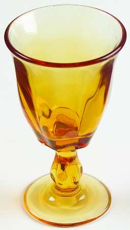 Desert Red (Amber, Heavy Crystal) Wine Glass