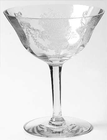 Diana Clear Champagne/Tall Sherbet