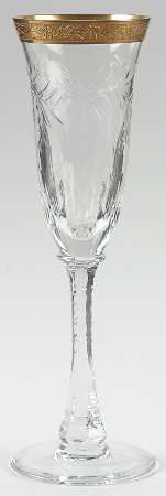 Dijon (Gold Encrusted) Fluted Champagne