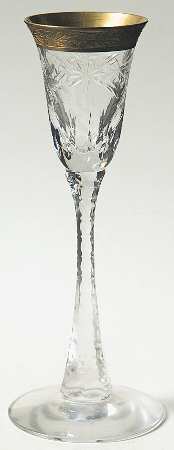 Dijon (Gold Encrusted) Cordial Glass