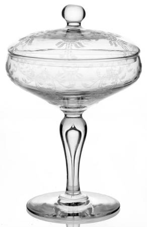 Dolores Footed Candy Dish & Lid