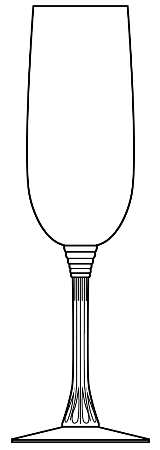 Elegance (Plain) Fluted Champagne