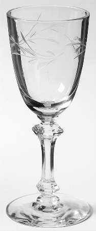 Elizabeth (Older, Gray Cut) Wine Glass
