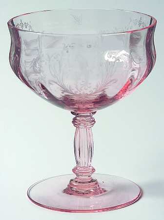 Empire Pink (Stem 15018) Low Sherbet