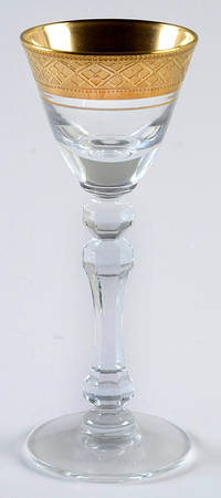 Evening Reflections Gold Cordial Glass