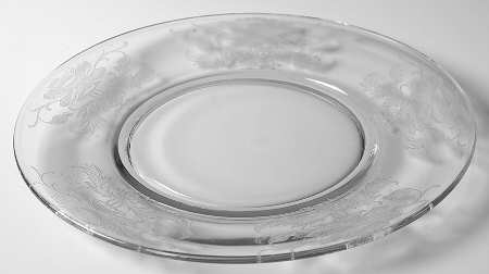 Flanders Clear (Stem 15024-024) Luncheon Plate
