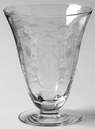 Flanders Clear (Stem 15024-024) 5 Oz Footed Tumbler