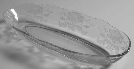 Flanders Clear (Stem 15024-024) 10" Oval Celery