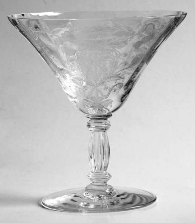 Flanders Clear (Stem 15024-024) Low Sherbet