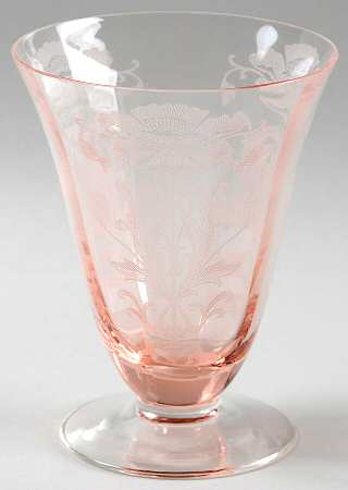 Flanders Pink (Stem 024-15024) 5 Oz Footed Tumbler