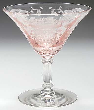 Flanders Pink (Stem 024-15024) Low Sherbet