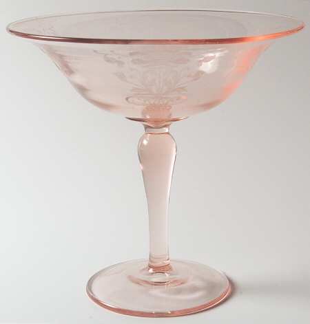 Flanders Pink (Stem 024-15024) Large Comport