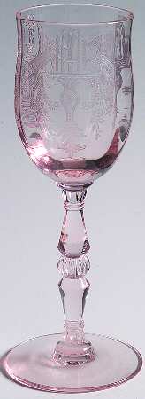 Fontaine Pink Water Goblet