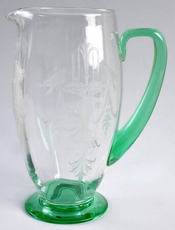 Fontaine Green Clear Pitcher