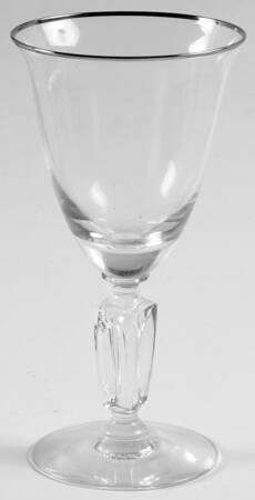 Fontaine (Platinum Trim) Wine Glass