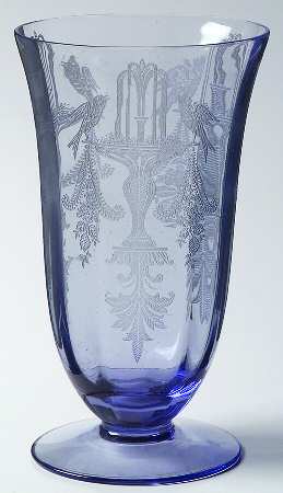 Fontaine All Twilight (Blue) 10 Oz Footed Tumbler