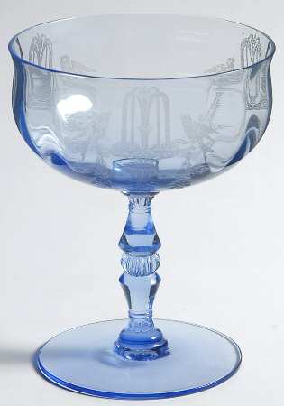 Fontaine All Twilight (Blue) Sundae Glass