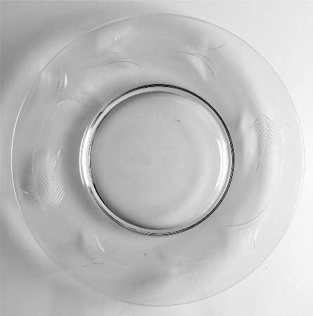 Forever Yours (Gray Cut Wheat) Luncheon Plate