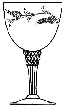 Forever Yours (Polished Cut) Water Goblet