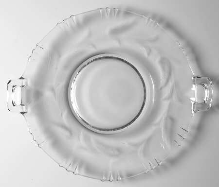 Forever Yours (Polished Cut) Handled Cake Plate
