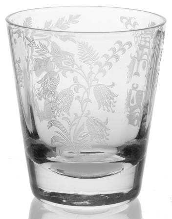 Fuchsia (Etched) Old Fashioned
