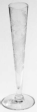 Fuchsia (Etched) 6" Bud Vase