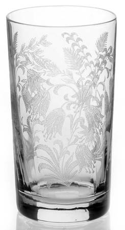 Fuchsia (Etched) 8 Oz Flat Tumbler