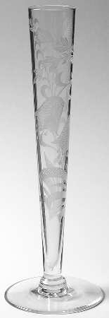 Fuchsia (Etched) 8" Bud Vase