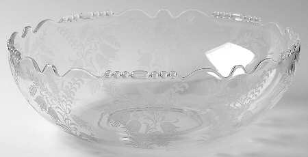 Fuchsia (Etched) 10" Salad Bowl