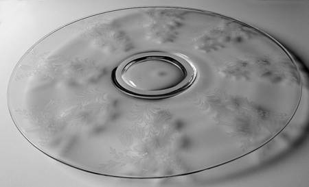 Fuchsia (Etched) 14" Torte Plate