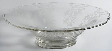 Fuchsia (Etched) 11" Flared Bowl