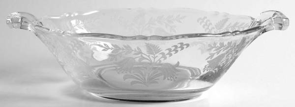 Fuchsia (Etched) Flat Open 2 Handled Jam/Jelly